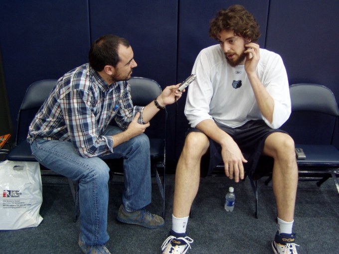 Entrevista a Pau Gasol en el FedExForum de Memphis | Foto Alfonso Duro